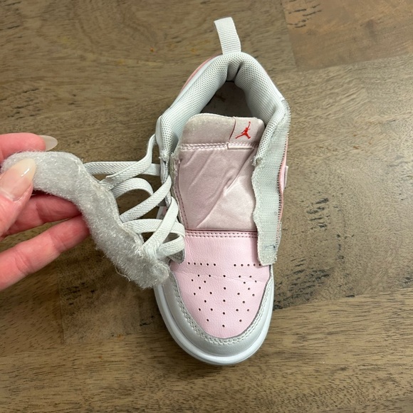 AIR JORDAN 1 LOW ALT (TD) PINK FOAM FIRE RED - Picture 10 of 11